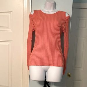 Cold shoulder ribbed Venus top size medium